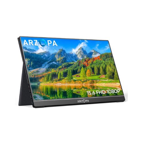 ARZOPA A1 GAMUT モニター PORTABLE MONITO15.6 ARZOPA Portable Monitor, A1 GAMUT 15.6 Inch 1920×1080 FHD