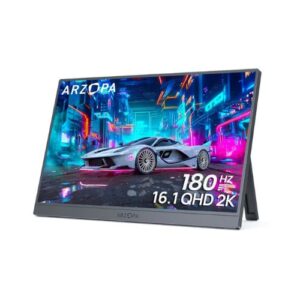Arzopa Z3FC Portable Monitor 2.5K QHD 180hz Refresh Rate