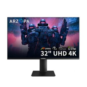 ARZOPA M3RC-32” 4K UHD 144Hz Gaming Monitor