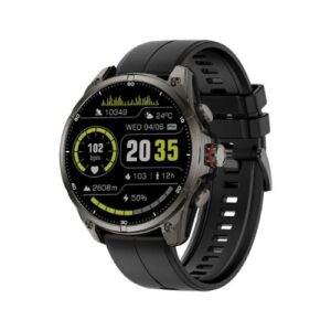 Round GPS Compass Sports Smartwatch with Flashlight AMOLED Screen FT66