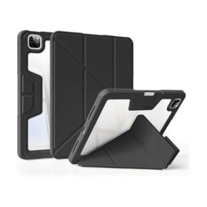 ZOYU Clear Case with Pencil Holder for iPad Air 11" (M3/M2), iPad Pro 11" , iPad 11th Gen (A16) & 10th Gen – Multi-Angle Stand Cover with Shockproof Bumper