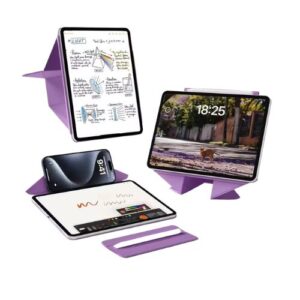 ZOYU Infinite Lift Case Magnetic Detachable Cover for iPad Air 11" (M3/M2), Pro 11" & iPad 10/11th Gen (A16) – Adjustable Height Stand with Pencil Slot.