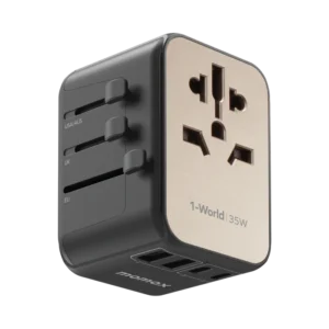 Momax 1-World 5-Port Travel Charger 35W