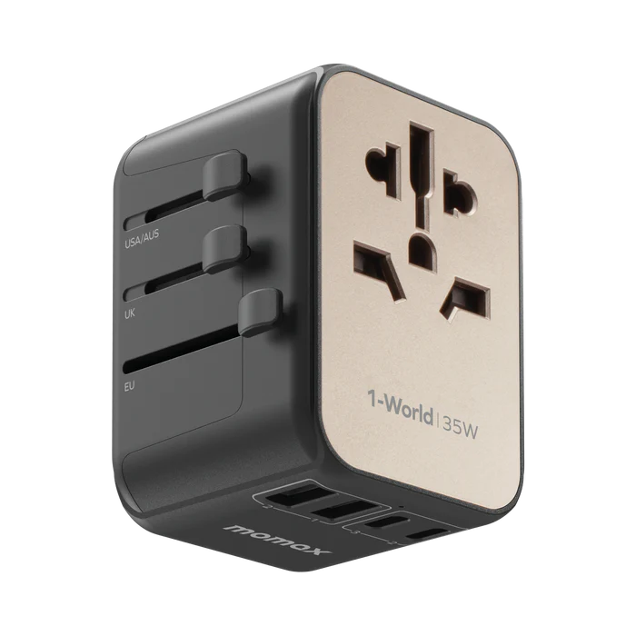 Momax 1-World 5-Port Travel Charger 35W