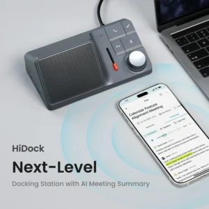 HiDock H1 AI Docking Station with Meeting Recorder