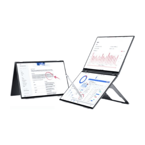 EHOMEWEI Dual Screen Portable Monitor Drive-free FHD 15.6“ For Laptop Win Macbook 【X2】