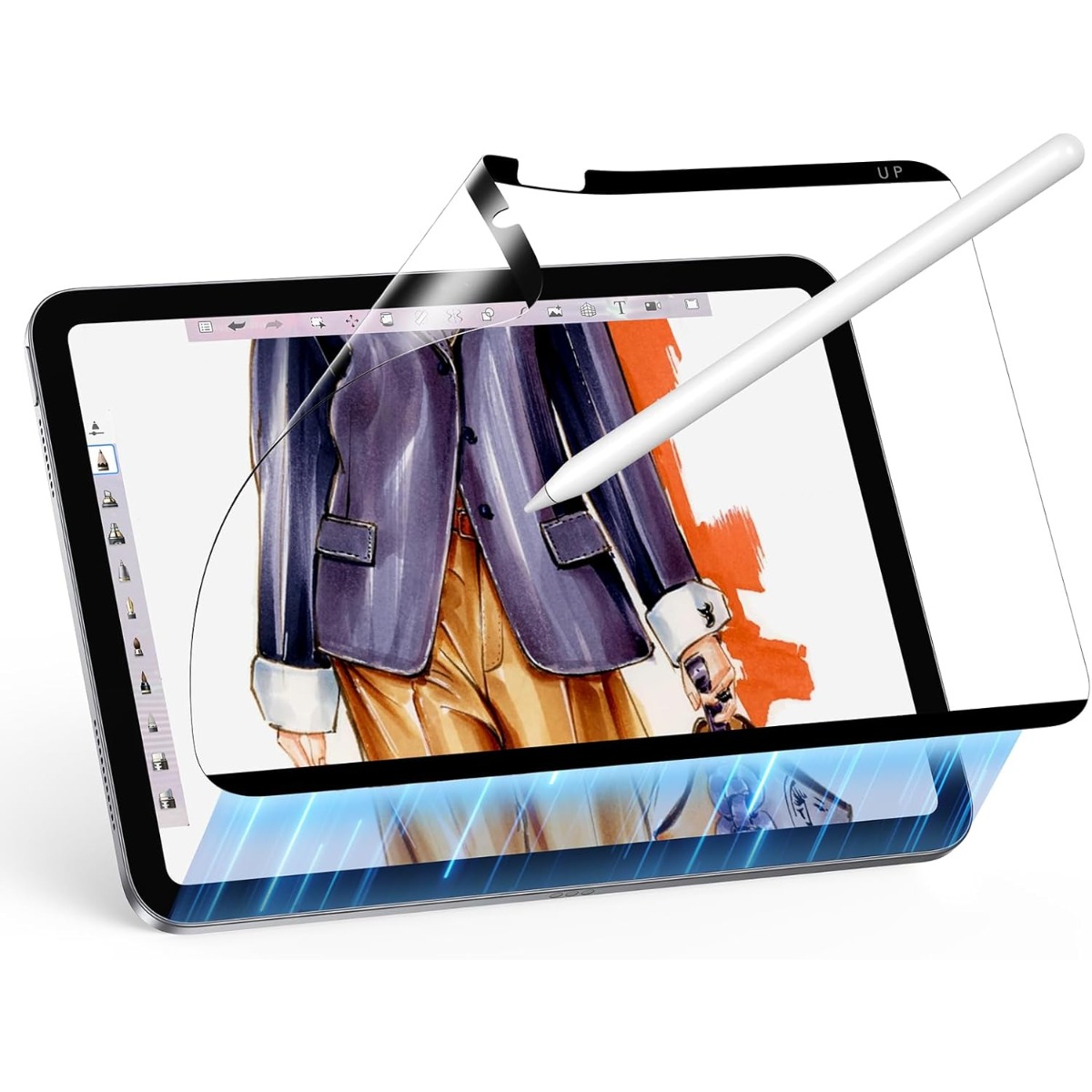 ESR Paper Feel Magnetic Screen Protector for iPad 10th & 11th Generation (2022/2025) – Matte Anti-Glare Film for Drawing & No